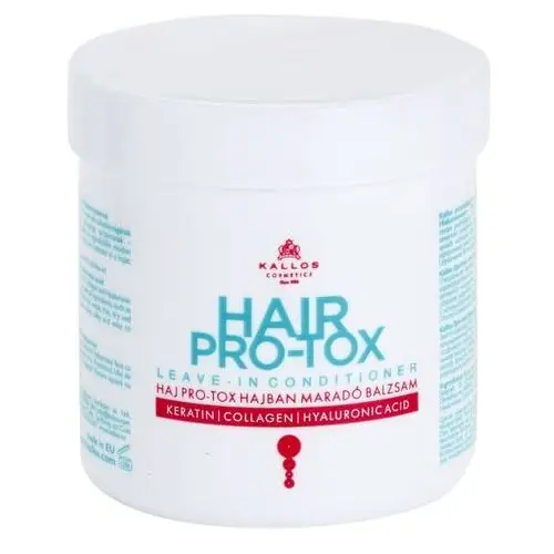 Kallos hair pro-tox odżywka bez spłukiwania do włosów suchych i zniszczonych 250 ml