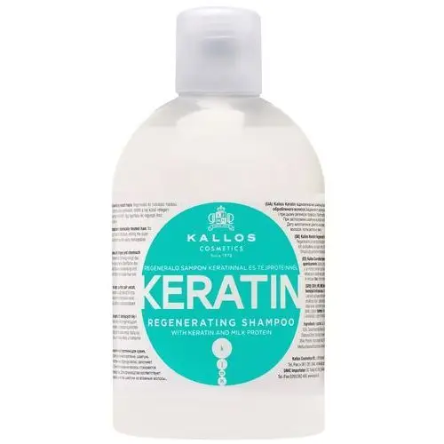 Kallos keratin - szampon włosy suche, łamiące się 1000ml