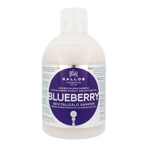 KALLOS KJMN BLUEBERRY SZAMPON JAGODOWY 1000 ml - JAGODOWY