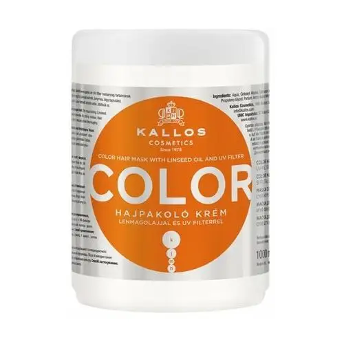 Maska do włosów farbowanych 1000 ml Kallos