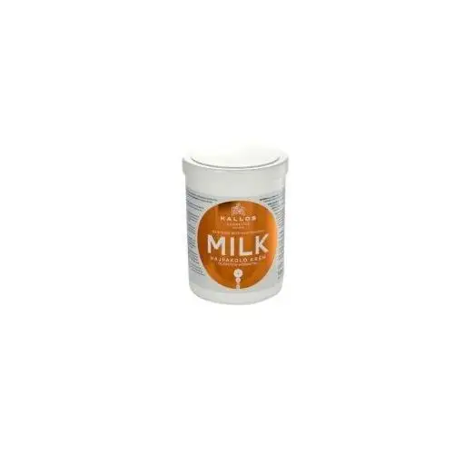 Kallos milk hair mask with milk protein maska z wyciągiem proteiny mlecznej do włosów suchych i zniszczonych 1 l