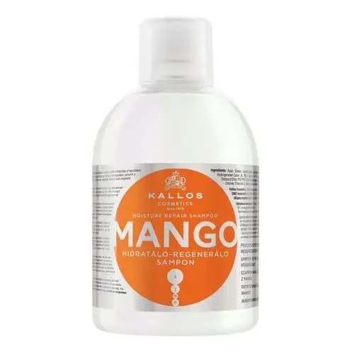 Kallos Nawilżający szampon do włosów z olejkiem z mango 1000 ml