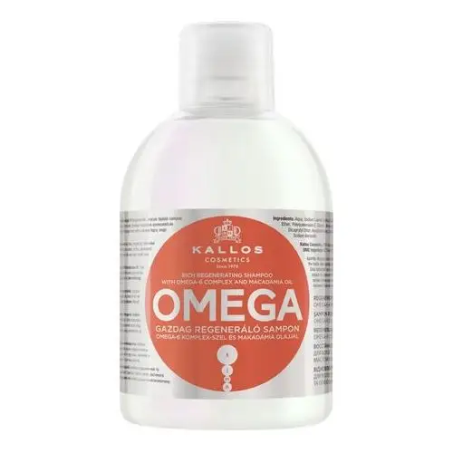 Kallos Regenerujący szampon do włosów z kompleksem omega-6 1000 ml