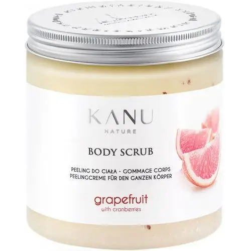 Kanu nature Peeling do ciała grejpfrut z żurawiną 350 g peeling do ciała