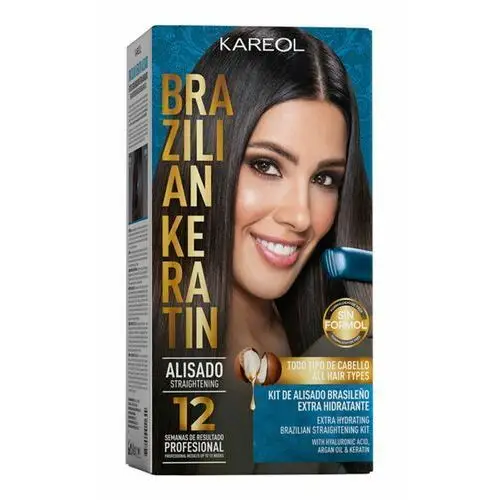 Kareol BRAZILIAN KERATIN Brazylijski zestaw do keratynowego prostowania włosów