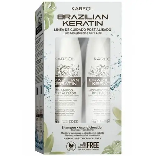 Kareol brazilian keratin pack zestaw do pielęgnacji włosów po keratynowym prostowaniu