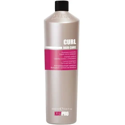 Hair care curl szampon dyscyplinujący loki 1000 ml Kaypro