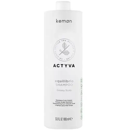 Kemon actyva equilibrio, szampon do przetłuszczającej się skóry głowy, 1000ml