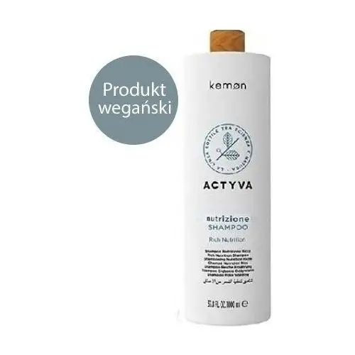 Kemon ACTYVA Nutrizione - intensywnie nawilżający szampon do suchych włosów, 1000ml