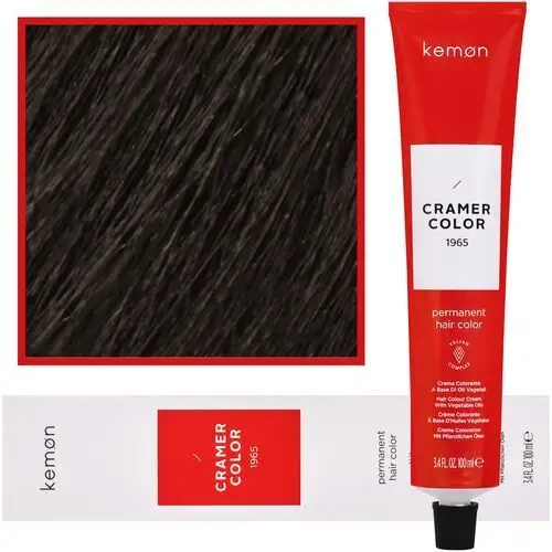 Kemon cramer color – kremowa farba do włosów z olejem kokosowym, 100ml 6,21