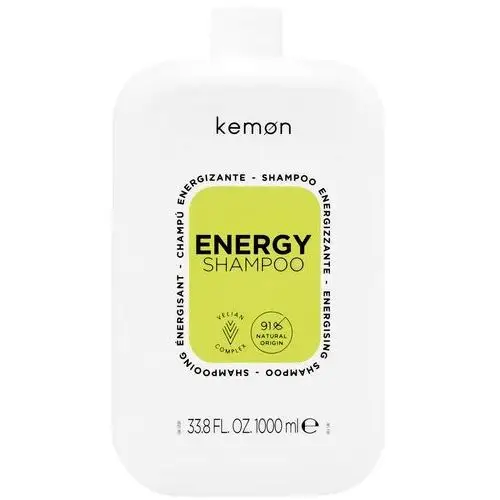 Energy shampoo - energetyzujący szampon przeciw wypadaniu włosów, 1000ml Kemon