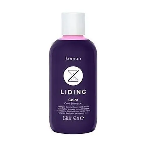 Liding color cold, szampon rozświetlający do włosów blond 250ml Kemon