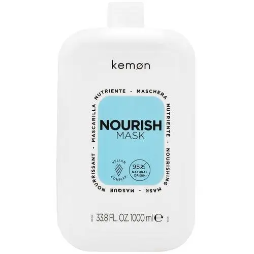 Kemon Nourish Mask - odżywcza maska do włosów zniszczonych, 1000ml