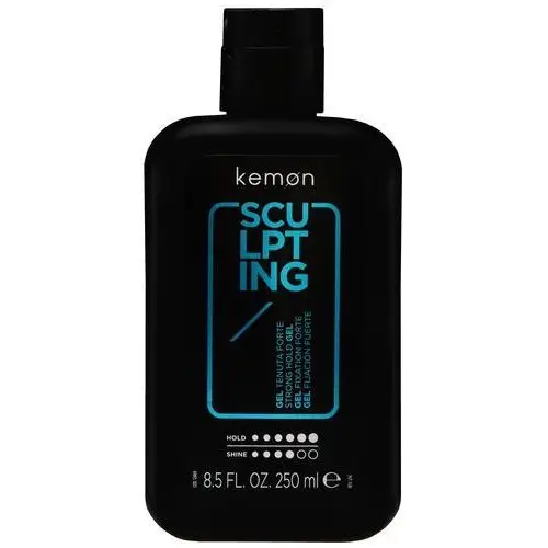 Sculpting ultra-fixing gel - bardzo mocny żel do włosów w płynie, 250ml Kemon