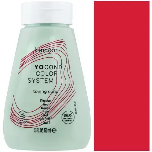 Kemon yo cond color, koloryzująca odżywka do włosów, 150ml rosso