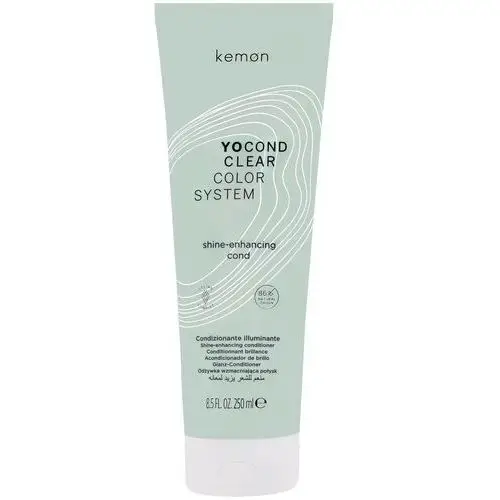 Kemon yo cond color system toning conditioner - koloryzująca odżywka do włosów, 250ml clear