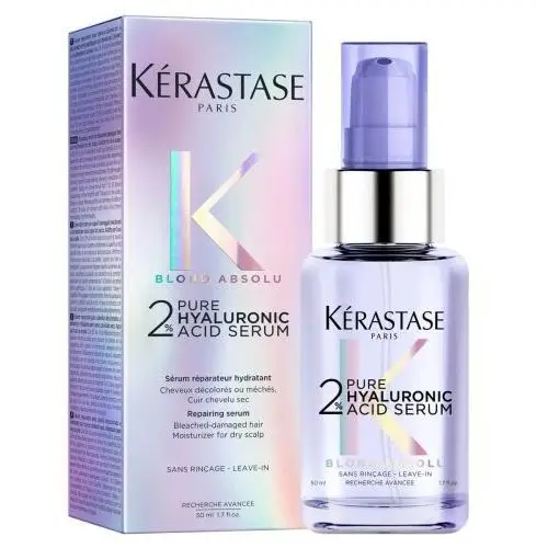 Blond absolu 2% pure hyaluronic acid serum serum do włosów blond z kwasem hialuronowym 50ml kérastase blond absolu Kerastase