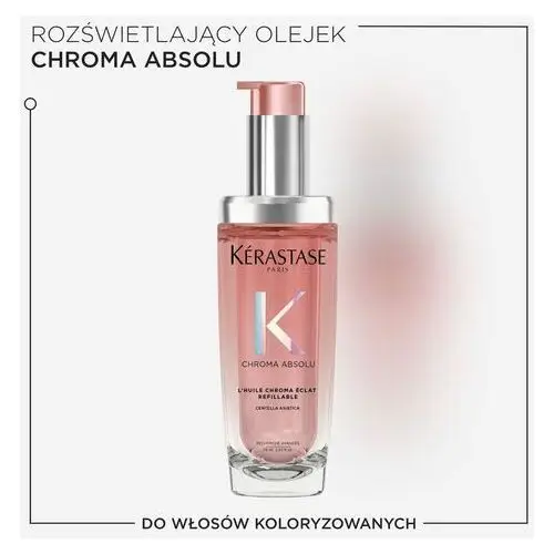 Kérastase Chroma Absolu Refillable rozświetlający olejek do włosów farbowanych z możliwością ponownego uzupełniania 75ml, K030-E4182600