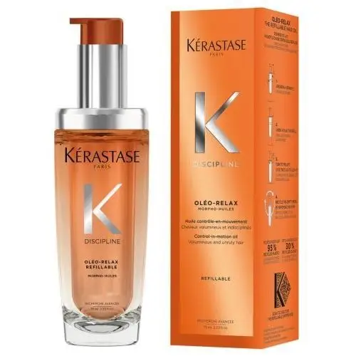 Kerastase Kérastase discipline oléo-relax refillable olejek do włosów puszących się z możliwością ponownego uzupełniania 75ml