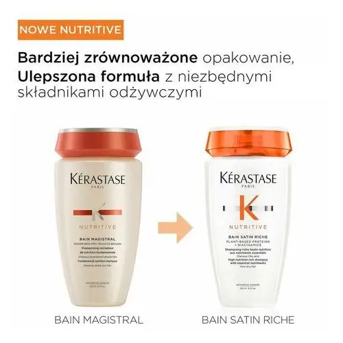 Nutritive bain satin riche wzbogacona kąpiel odżywcza do włosów grubych 250ml Kerastase