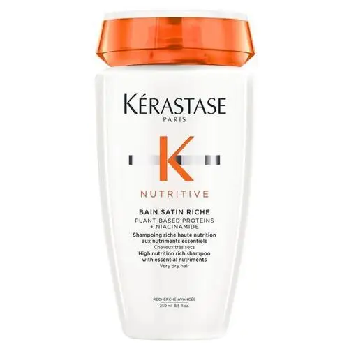 Nutritive bain satin riche wzbogacona kąpiel odżywcza do włosów grubych 250ml Kerastase