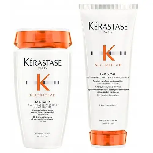 Kerastase Nutritive szampon odżywka włosy suche