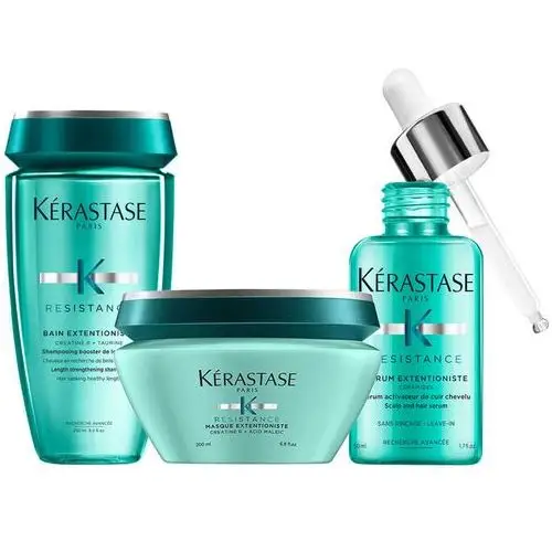 Kérastase resistance extensioniste routine for weak hair set