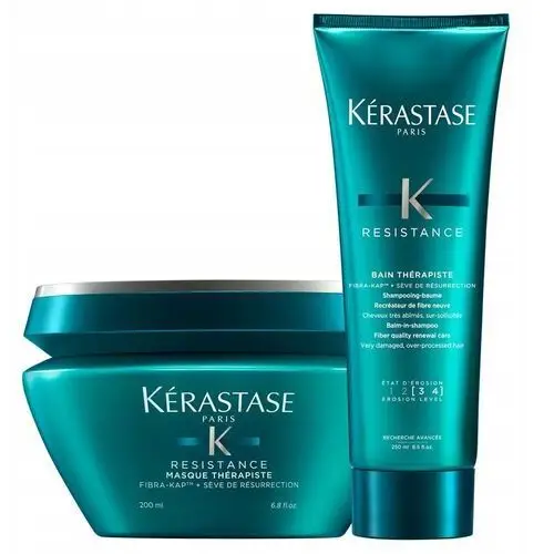 Kerastase Resistance Therapiste zestaw odbudowa szampon maska