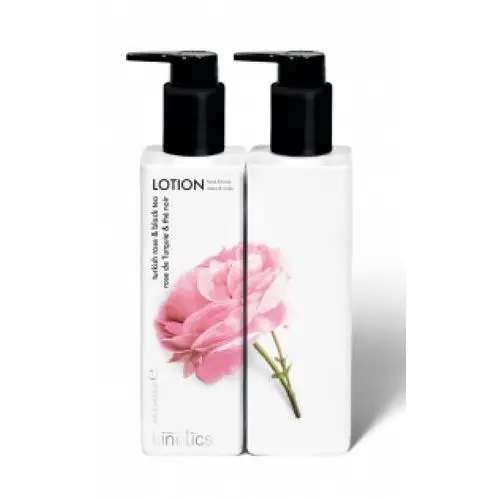 Hand & body lotion turkish rose & black tea odżywczy balsam do rąk i ciała (turecka róża i czarna herbata) Kinetics