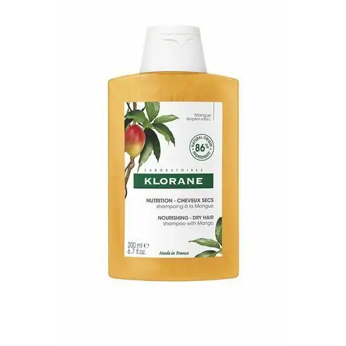 Klorane mango nourishing szampon do włosów 200 ml dla kobiet