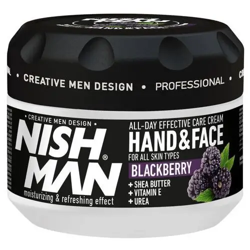 Krem do rąk i twarzy Nishman Blackberry 300 ml