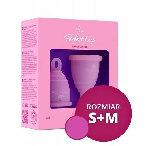 Kubeczek Menstruacyjny Perfect Cup Róż [s+m]