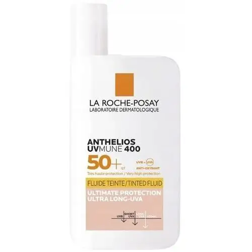 La Roche Anthelios Uv Mune 400 Spf 50+ Fluid barwiący twarz filtr Uv 50 ml