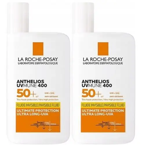 La Roche-Posay Anthelios UVmune 400 Invisible Fluid SPF50+ 50ml x2