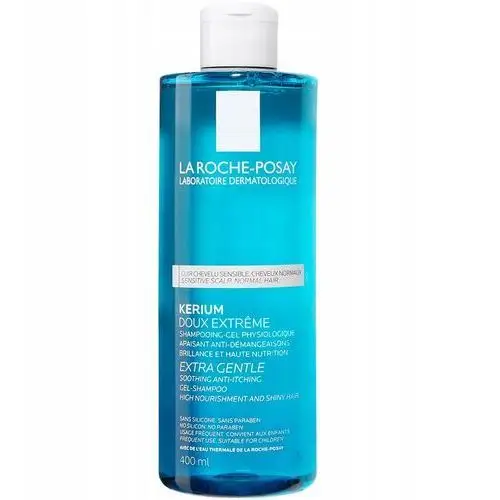 La Roche-Posay Kerium fizjologiczny szampon żelowy do włosów 400 ml