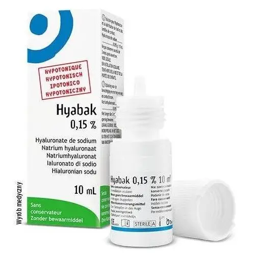 HYABAK Hypotoniczny krople do oczy 0,15% 10ml