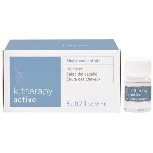 Lakme k.therapy active shock concentrate - intensywny koncentrat przeciw wypadaniu włosów, 8x6ml