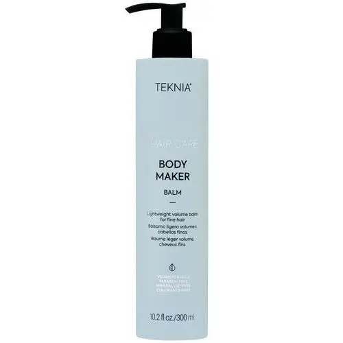 Teknia body maker balm - nadający objętości balsam do włosów cienkich i łamliwych, 300ml Lakme