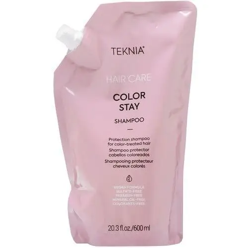 Teknia color stay shampoo refill - szampon do włosów farbowanych, 600ml Lakme