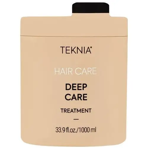 Teknia deep care mask - regenerująca maska do włosów suchych i zniszczonych, 1000ml Lakme