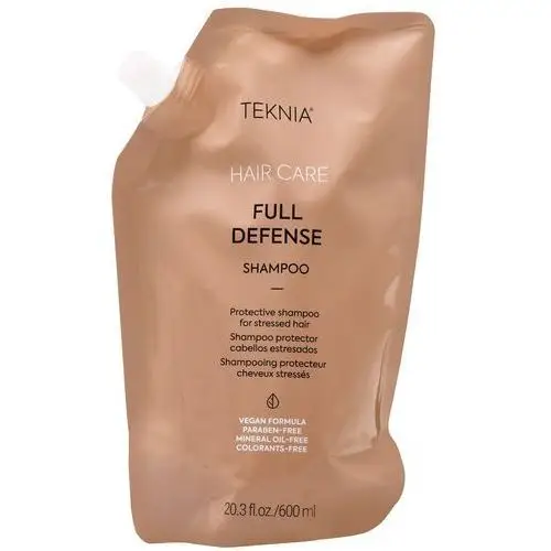 Lakme Teknia Full Defense Refill Shampoo - szampon ochronny do włosów, 600ml