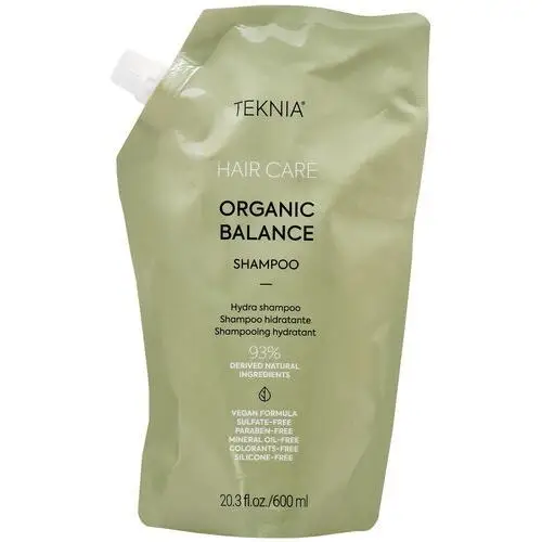 Lakme teknia organic balance refill shampoo - organiczny szampon do włosów, 600ml