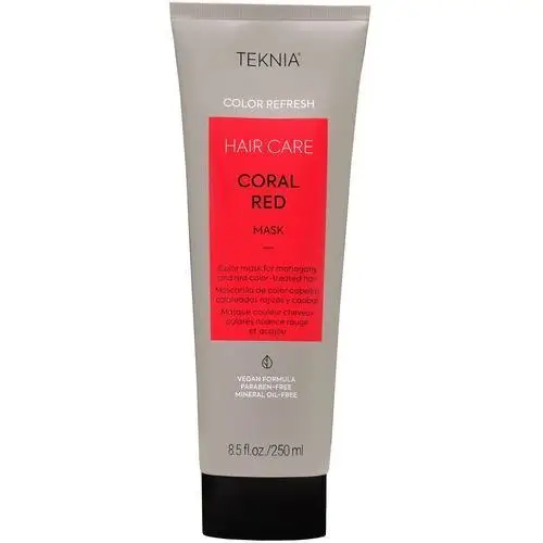 Lakme Teknia Refresh Coral Red Mask - maska do włosów farbowanych w odcieniach czerwieni, 250ml