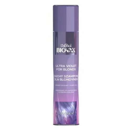 L`BIOTICA BIOVAX Glamour Suchy Szampon do włosów dla blondynek - Ultra Violet