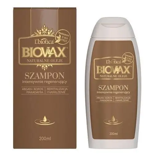 L`biotica Biovax szampon argan makadamia kokos 200ml
