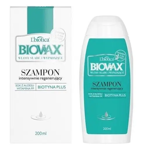 Biovax szampon do włosów słabych ze skłonnością do wypadania 200ml L`biotica
