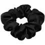 Lenoites Mulberry Silk Scrunchie, Black Sklep on-line