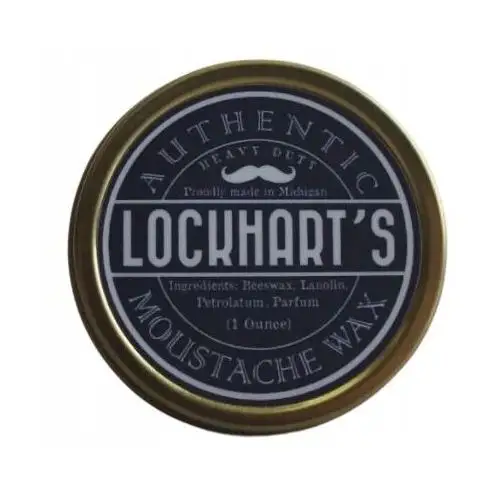 Lockhart's Wosk do wąsów Moustache Wax Brown 28g