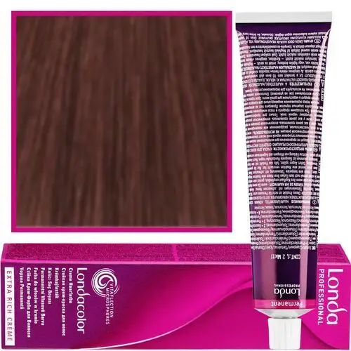 Londa color profesjonalna farba do włosów 60ml 4/75 średni brąz brązowo czerwony