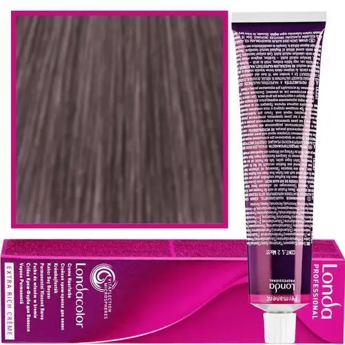 Londa Color profesjonalna farba do włosów 60ml 7/16 Pudrowy Odcień Fioletu, kolor fiolet